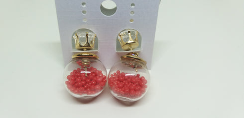 Glass Earring Jewellery (available in 8 colours)